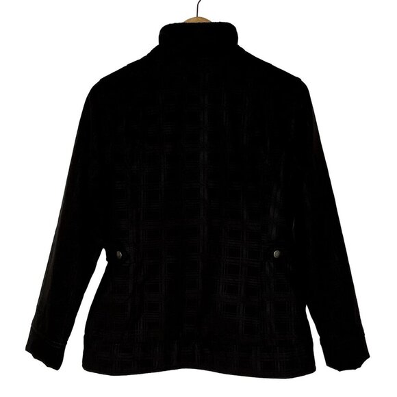 Y2K Free Country Black Fleece Lined Jacket Size Medium - Picture 2 of 8
